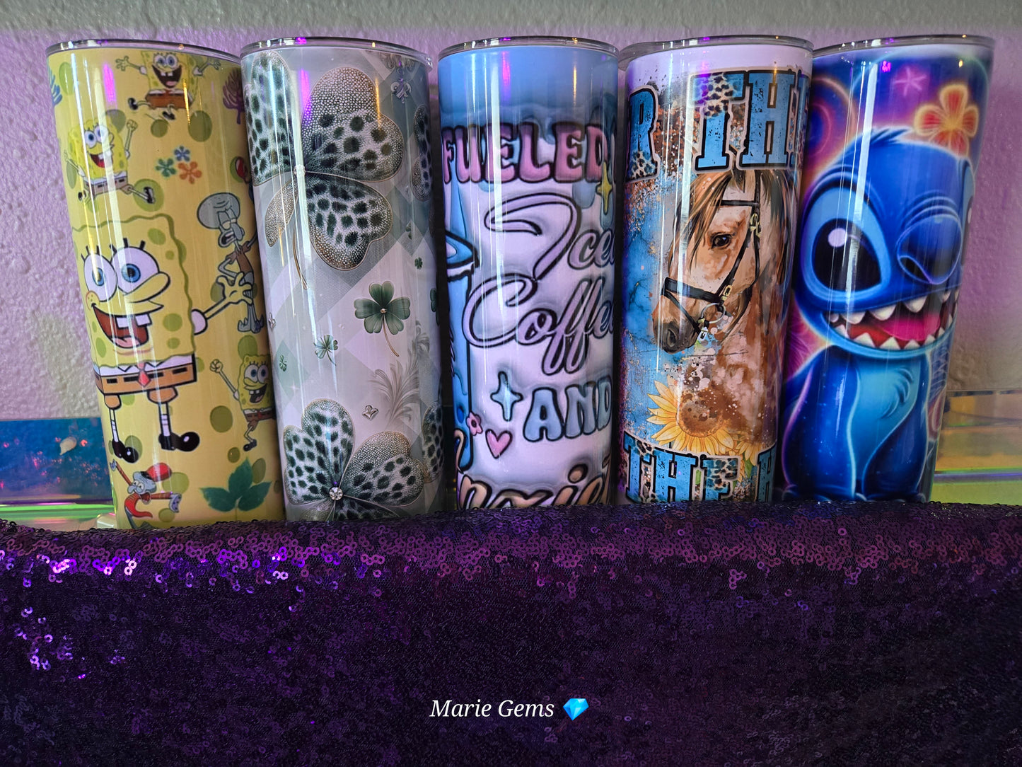 Custom 20oz Tumbler Personalized Stainless Steel Skinny Tumbler With Straw Custom Name Logo Photo Design Gift For Her Small Business Drinkware
