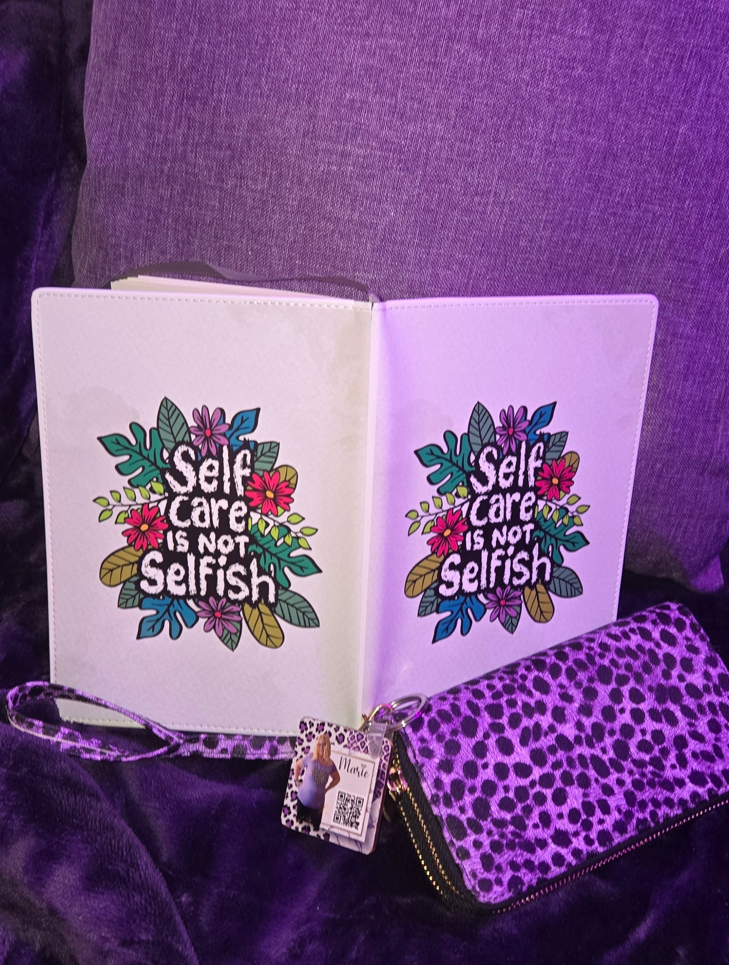 Self Care Journal - A5 Notebook with Floral Design - 190 Lined Pages - Personalized Journal, Notebook, Planner - Perfect for Women, Teens, Students - 8.3 x 6 Inches