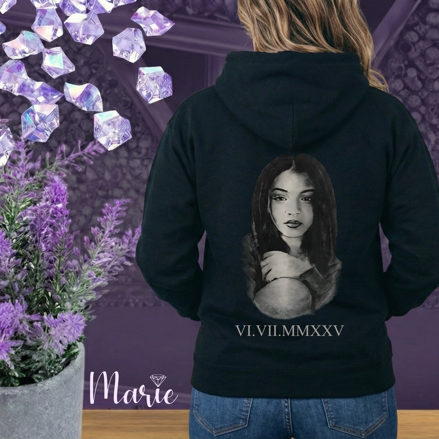 J4L Hoodie Premium Heavy Blend Fifty Fifty Cotton Polyester Pullover Sweatshirt For Warmth Durability Comfort by Marie Gems