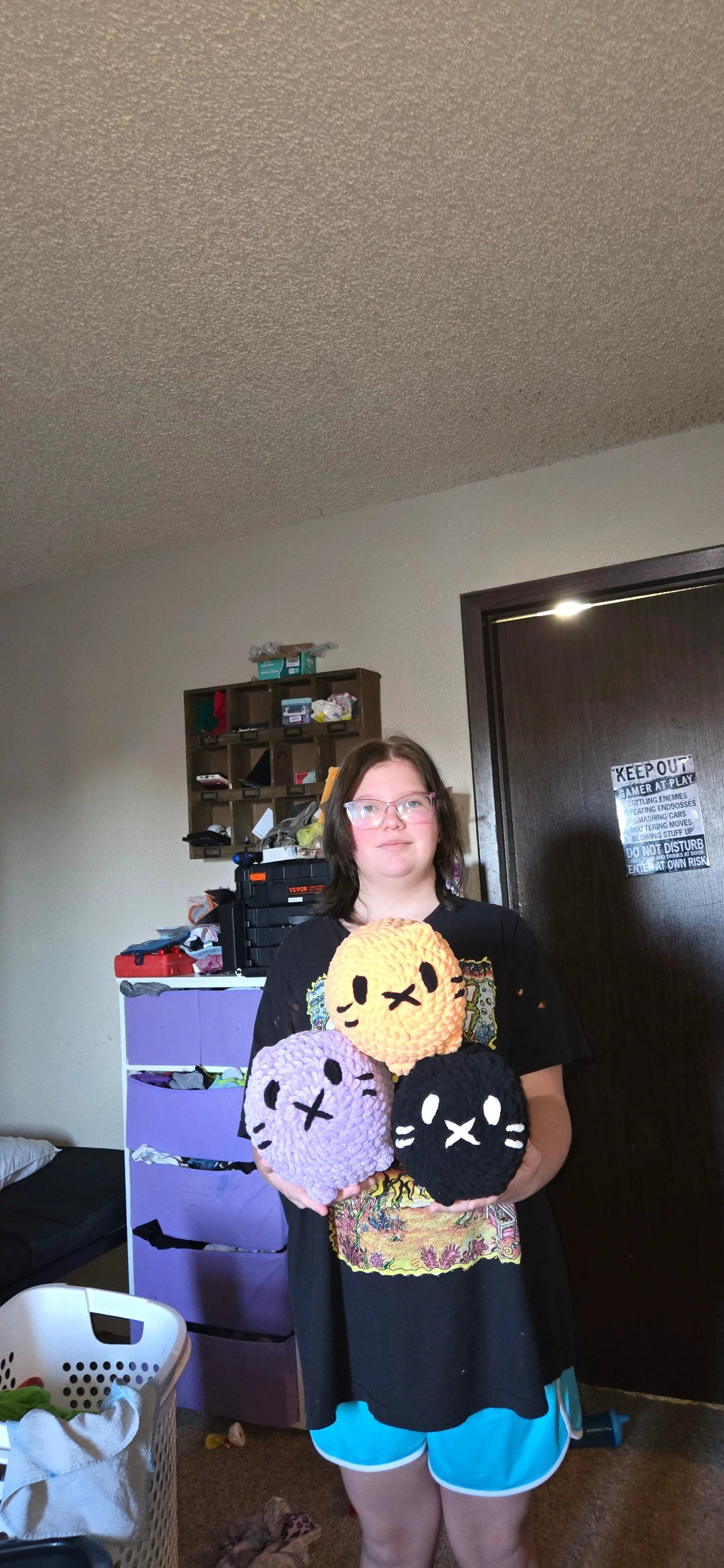 Handmade Plushie Crochet Cat Toy For Kids Cuddle Companion Ideal Gift Soft Cat Plush For All Ages by Marie Gems