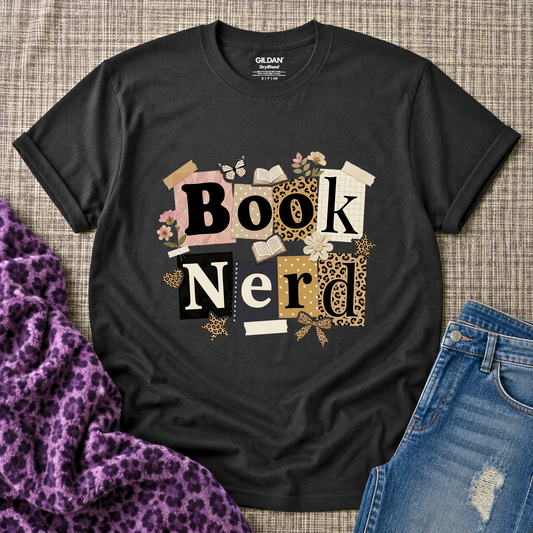 Book Nerd T Shirt | Vintage Reading Graphic Tee | Marie Gems