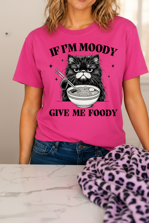Cat Ramen Shirt shown in a front graphic design view