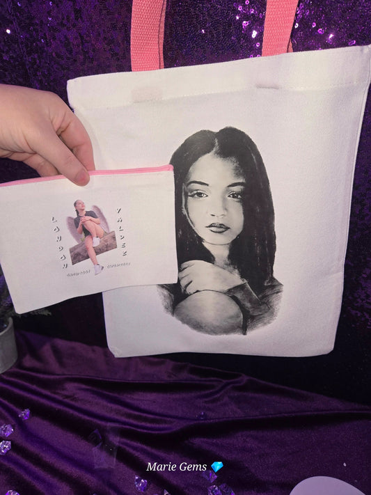 Justice for London Totebag & Mini Bag Bundle – One-of-a-Kind Handmade Set by Marie Gems