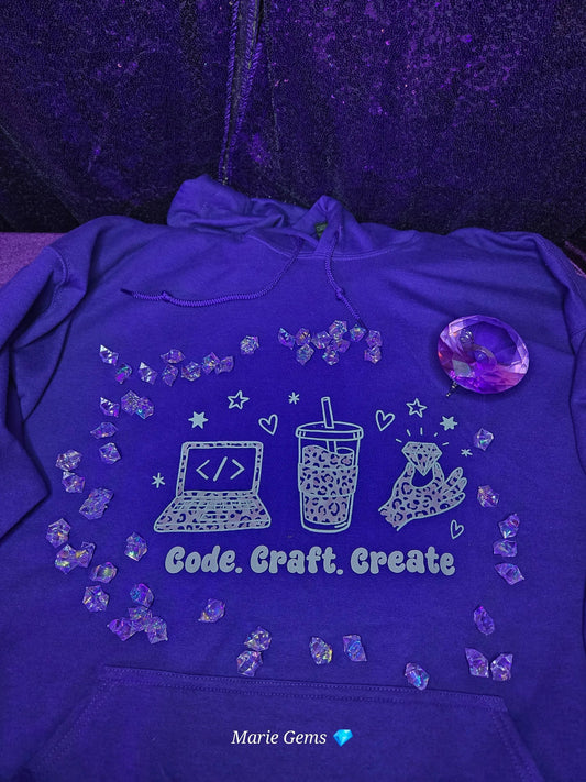 Custom hoodies by Marie Gems