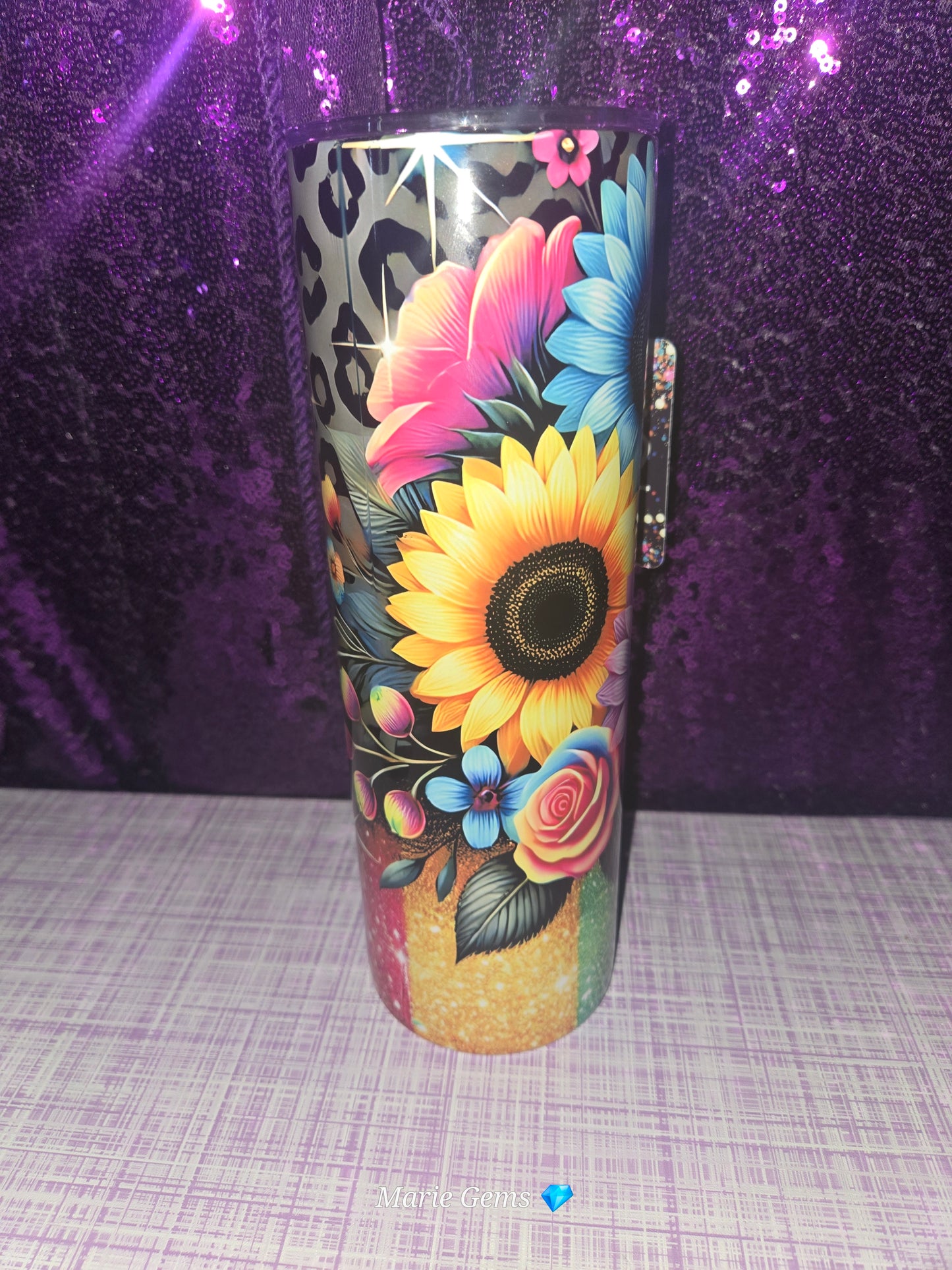 Custom 20oz Tumbler Personalized Stainless Steel Skinny Tumbler With Straw Custom Name Logo Photo Design Gift For Her Small Business Drinkware