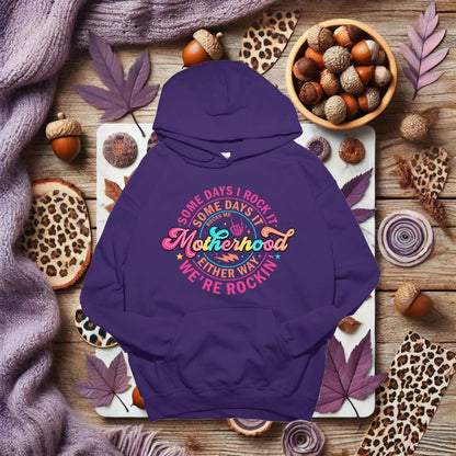 Rockin' Motherhood Gildan Hoodies – Celebrate the Journey - Marie Gems