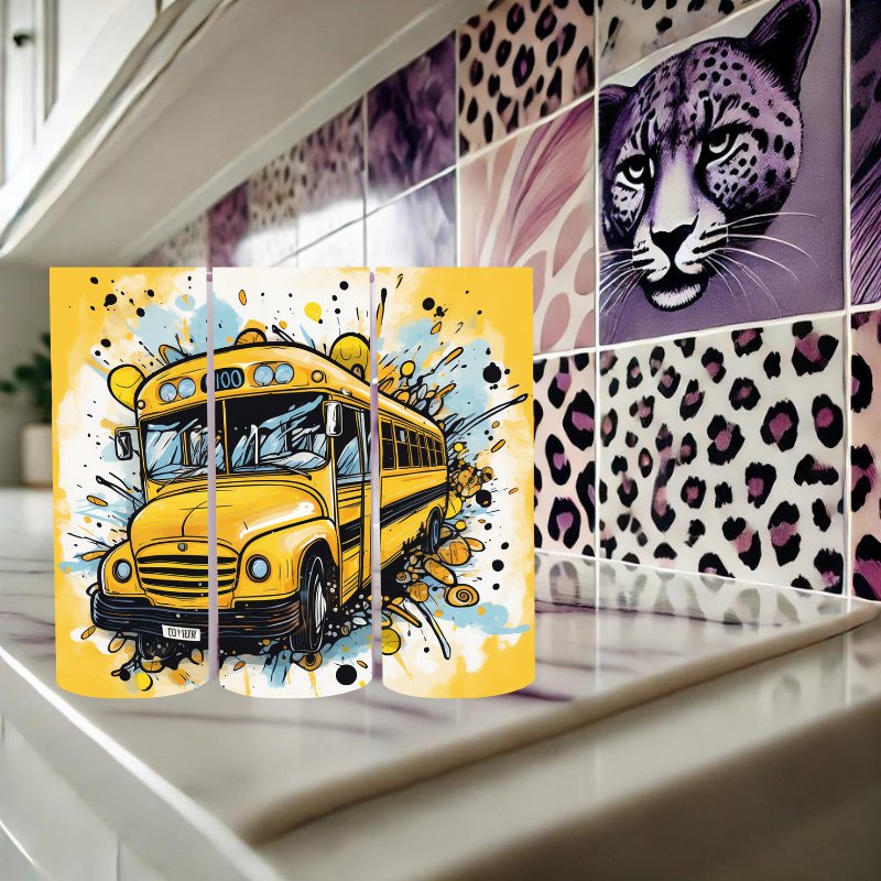 School Bus Adventure Tumbler - Marie Gems