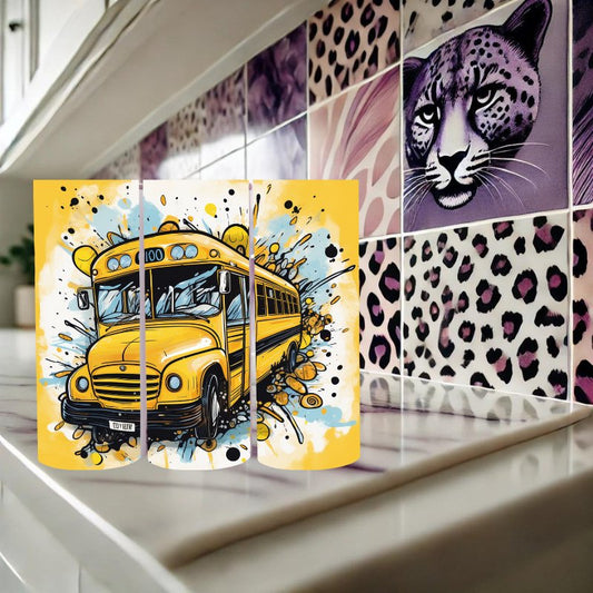 School Bus Adventure Tumbler - Marie Gems