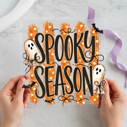 Spooky Season Haunted House individual product photo included in the Halloween Volume 7 five-pack DTF transfer bundle