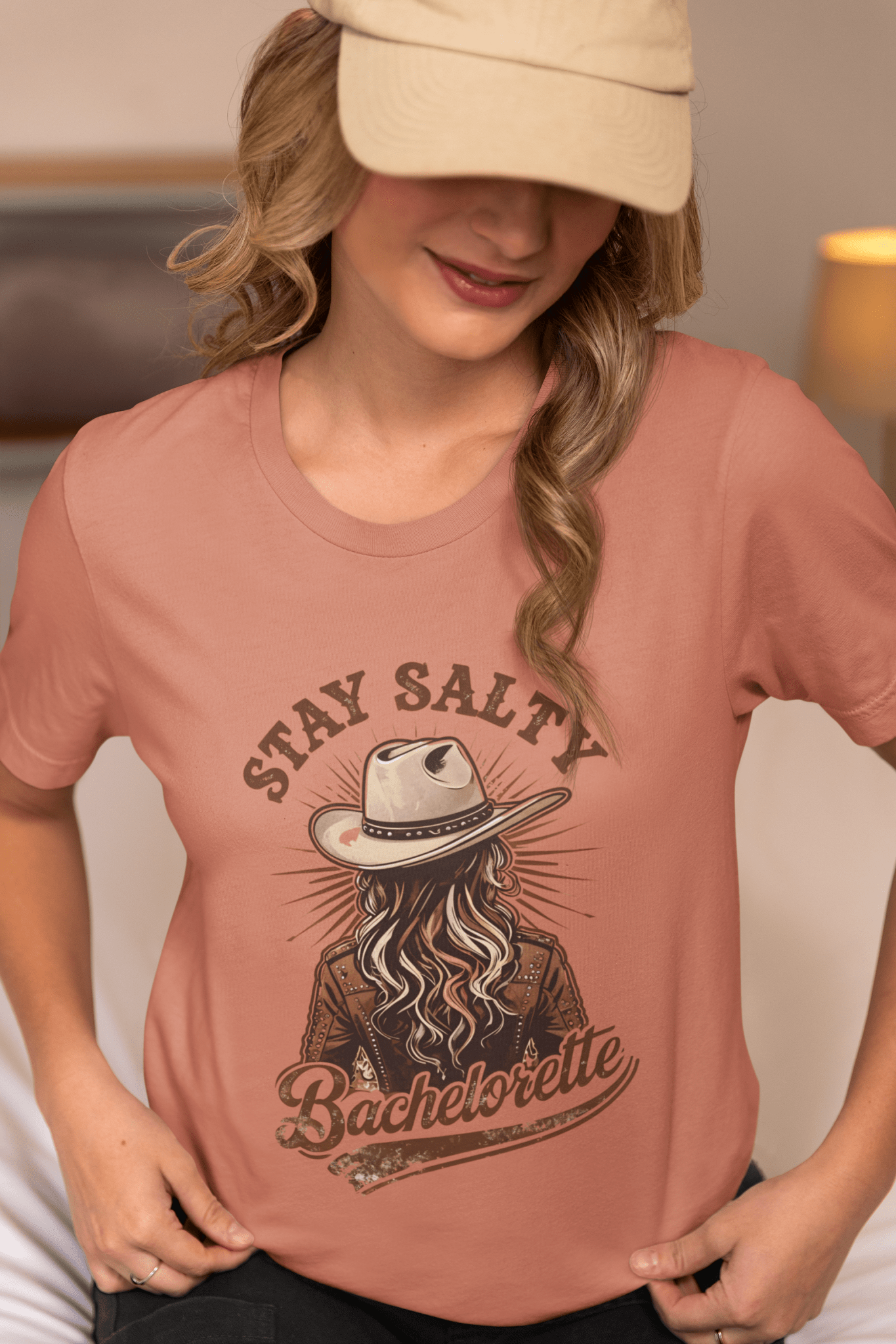 Stay Salty Bachelorette Tee, Retro Cowgirl Shirt, Rodeo Tshirt, Bachelorette Trip, Cowgirl Bachelorette, Gift For Cowgirl, Country Music Shirt - Marie Gems