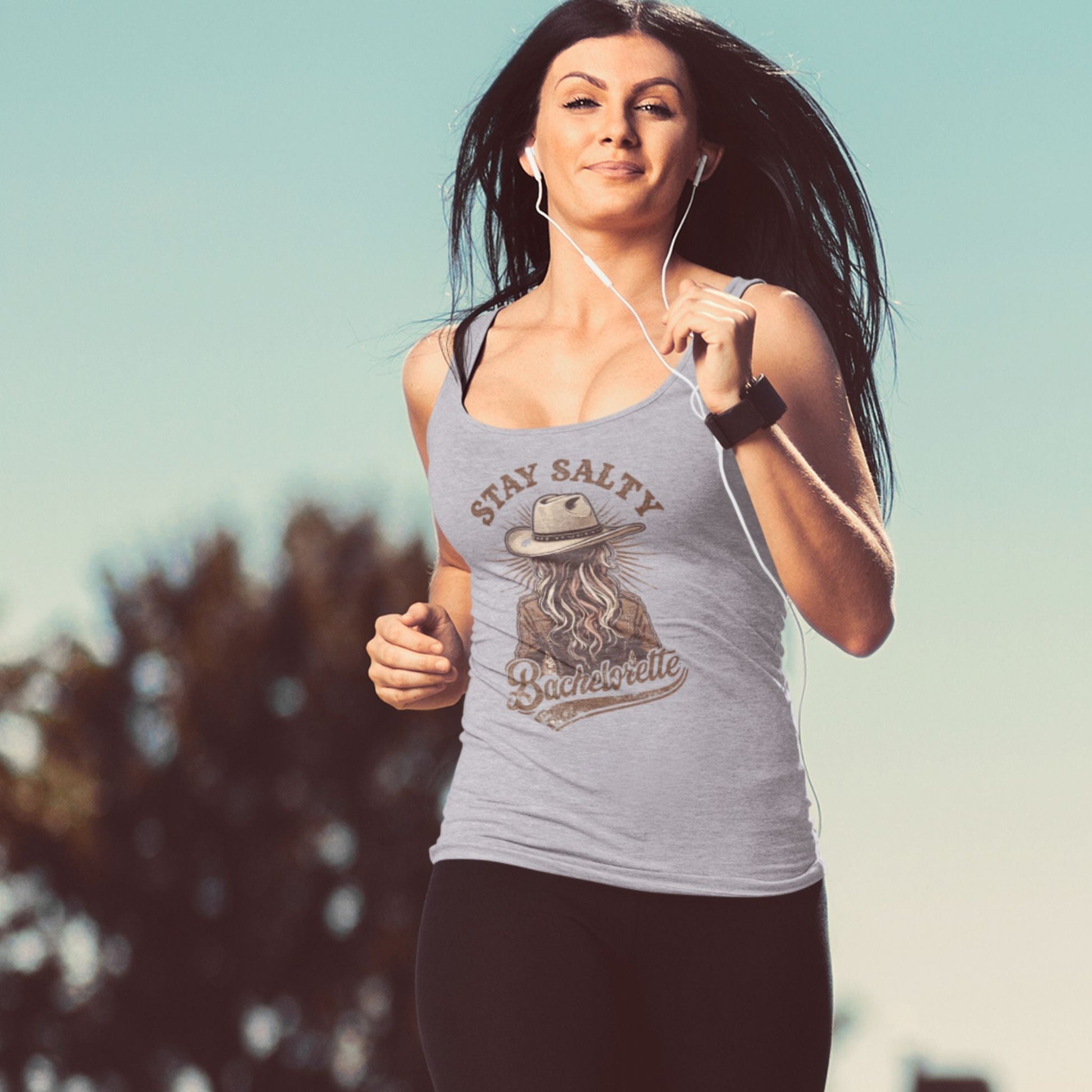 Stay Salty Tank for Bachelorette, Cowgirl Bachelorette, Western Design, Bachelorette Tanks, Country Bachelorette, Cowgirl Tee - Marie Gems