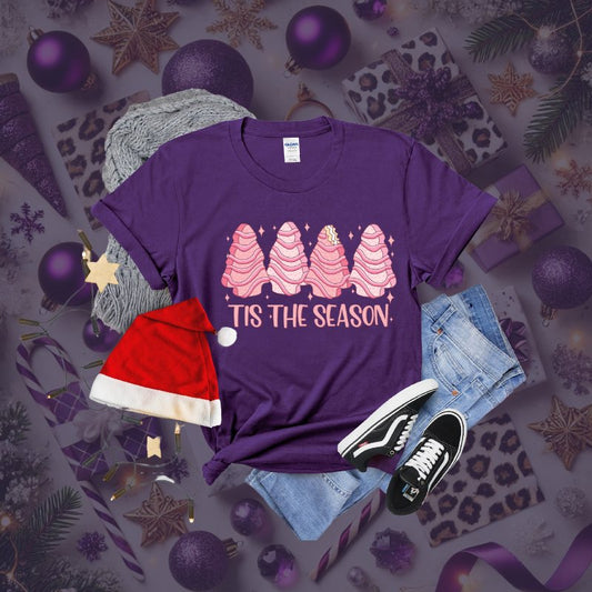 Tis the Season" Festive Gildan T-Shirt - Marie Gems