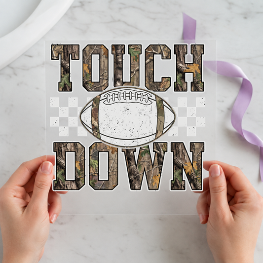 Touchdown Football individual product photo included in the Sports & Game Day Volume 1 five-pack DTF transfer bundle