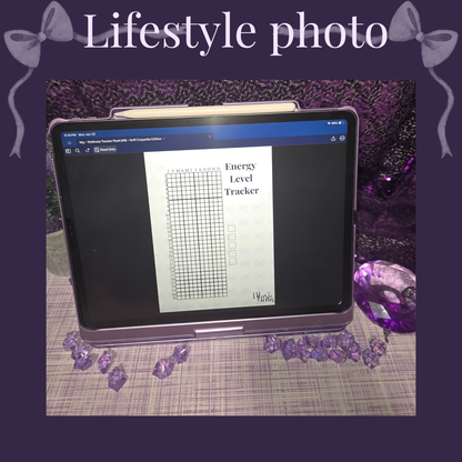 Wellness Tracker Bundle Printable – 9 Coquette Self-Care Planner Pages – product image