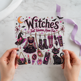 Witches Just Wanna Have Fun individual product photo included in the Halloween Volume 19 five-pack DTF transfer bundle